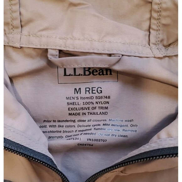 LL Bean Mountain Classic Aztec Anorak Pullover Windbreaker Jacket Hoodie Men’s M - Picture 7 of 7